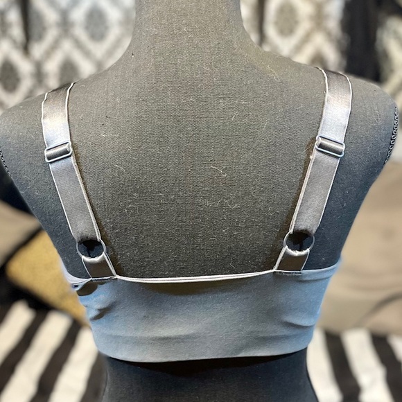 Fabletics Bra & Wrap Set Neon Green/Yellow Grey - Picture 10 of 10